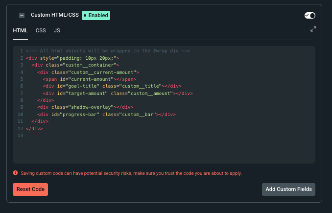 Sponsorship App Conversion Goal HTML and CSS